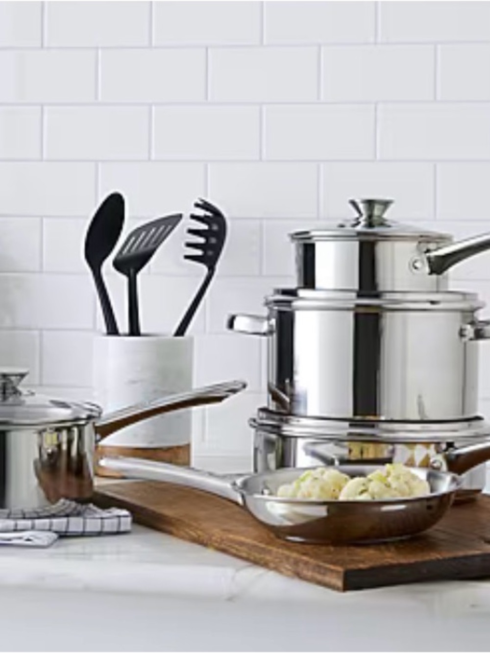 Cooks 13pc Stainless Steel Sutton Cookware Set (new)